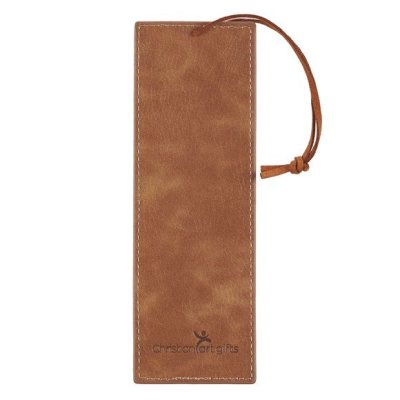 Trust in the Lord Bookmark, LuxLeather Brown