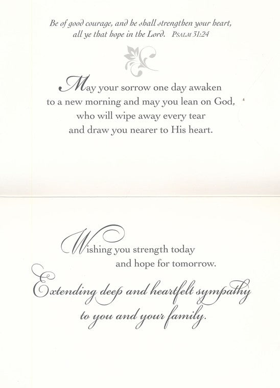 God's Promises, Box of 12 Sympathy Cards (KJV)