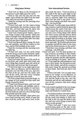 NIV and KJV Side-by-Side Bible, Large Print, Italian Duo-Tone, Navy/Tan