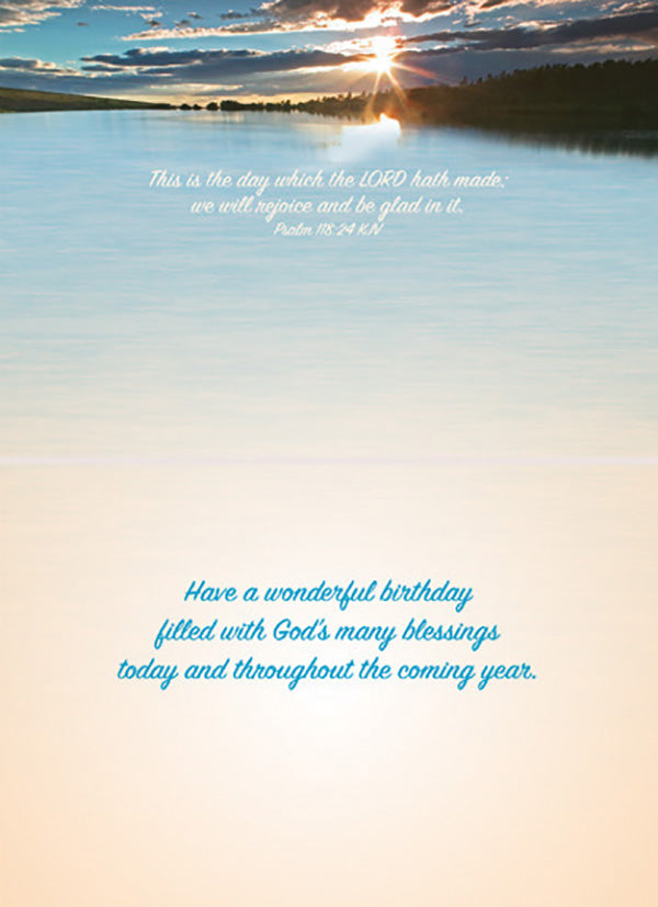Ocean Scenes Birthday Cards, Box of 12