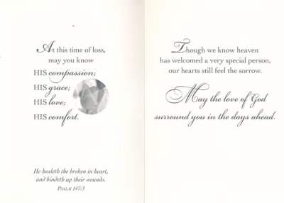 God's Promises, Box of 12 Sympathy Cards (KJV)