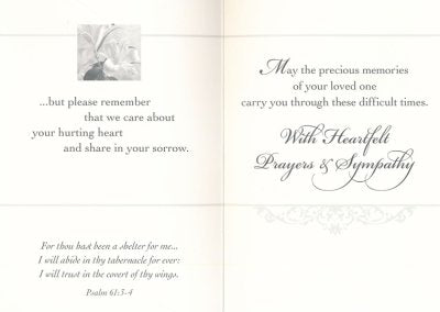 God's Promises, Box of 12 Sympathy Cards (KJV)