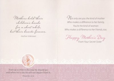 Secret Sister Value Boxed Cards, 12 (NIV, KJV)