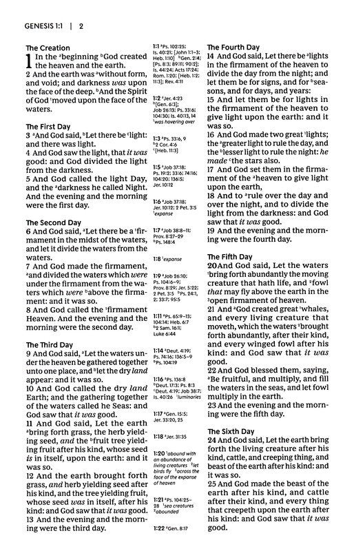 KJV Center-Column Reference Bible, Comfort Print--soft leather-look, purple