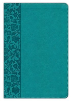 KJV Giant Print Reference Bible, Teal LeatherTouch, Indexed
