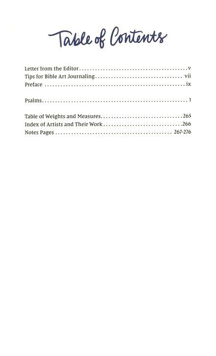 Psalms, NIV Beautiful Word Bible Journal, Comfort Print