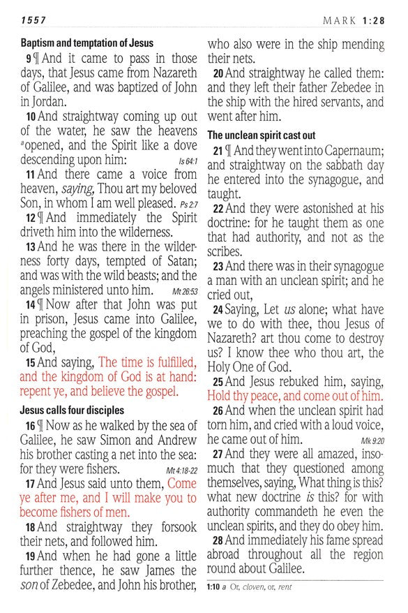 KJV Super Giant Print Reference Bible, Imitation leather, black , Hendrickson Publishers