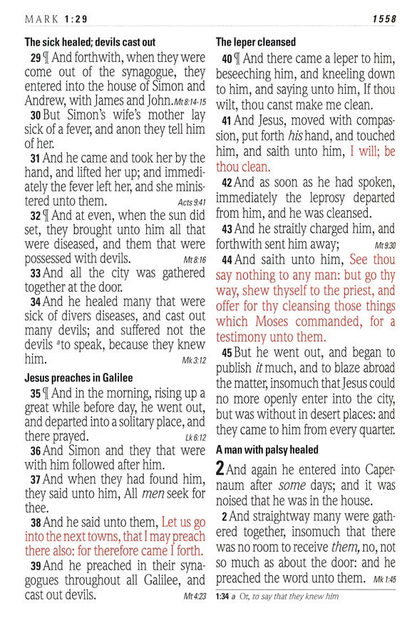 KJV Super Giant Print Reference Bible, Imitation leather, black , Hendrickson Publishers