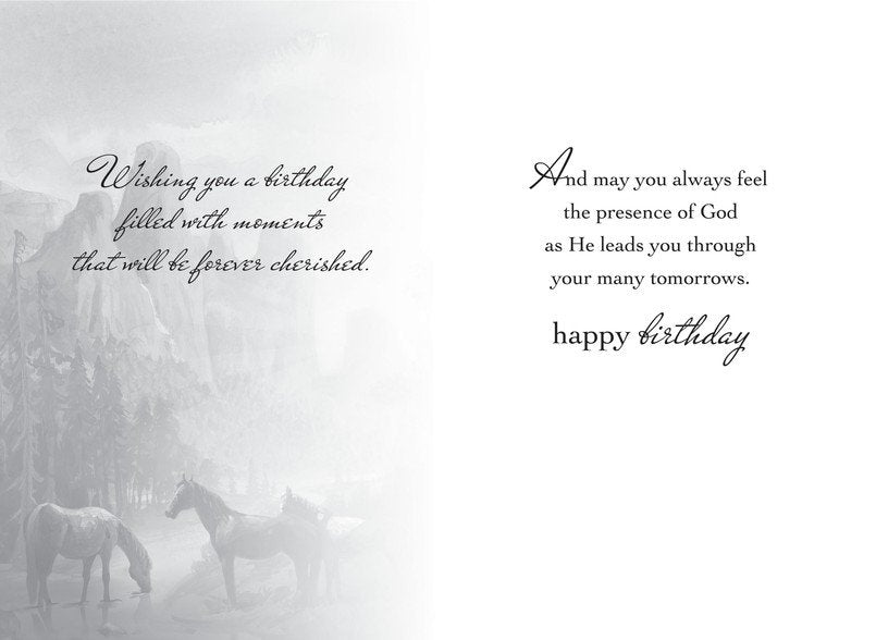Majestic Mountains Birthday Cards, Box of 12