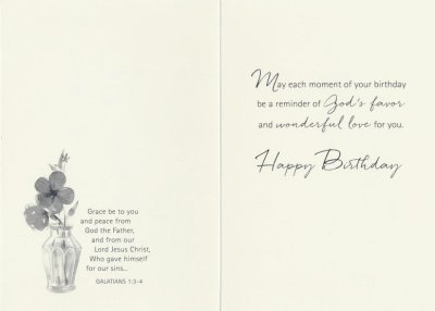 Birthday, Bless Your Day, Box of 12 Cards (KJV)