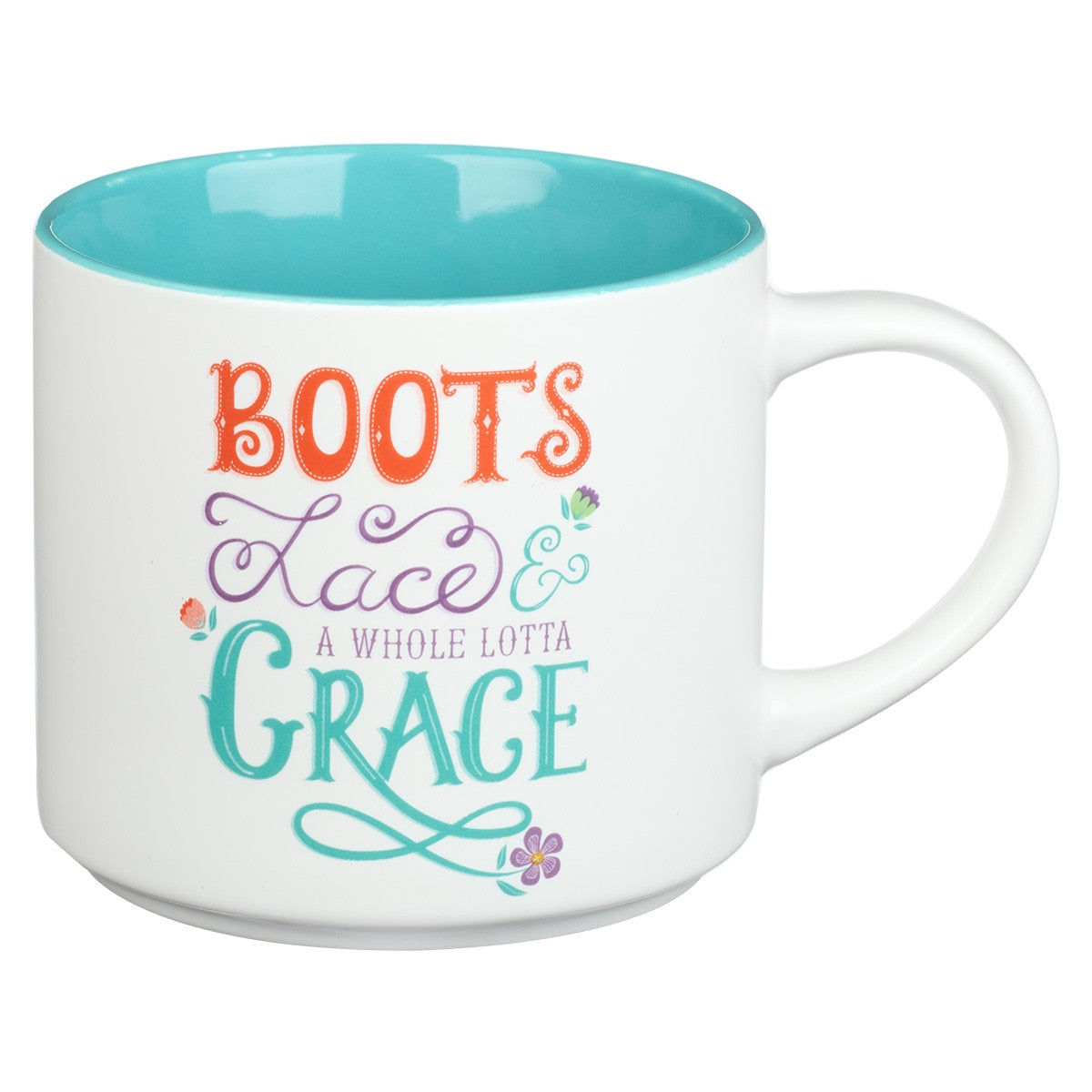 ceramic mug -  Boots Lace and Grace