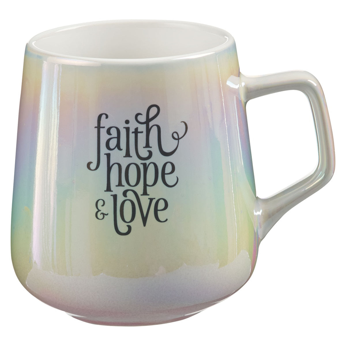 Ceramic Coffee Mug - Faith Hope and Love