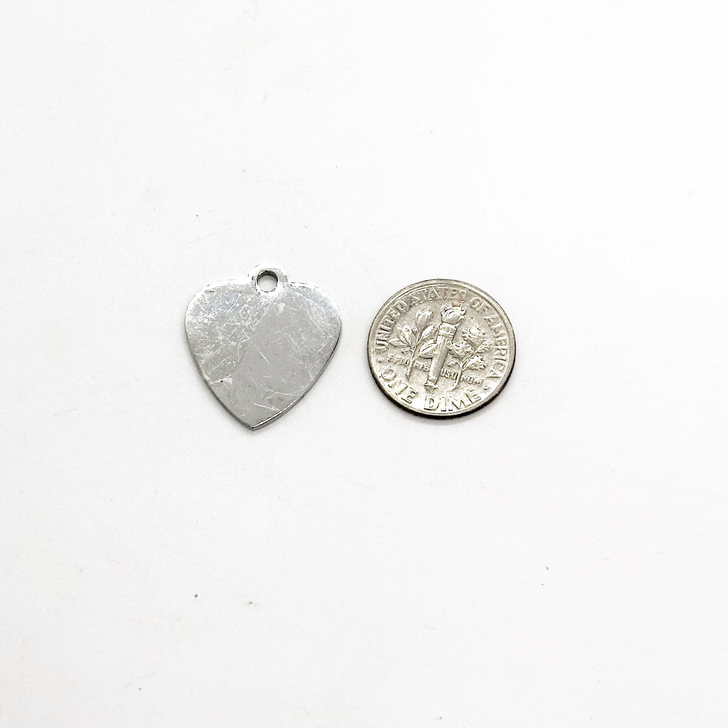 In My Heart Clip On Charm Stainless Steel Heart Charm Gift For Love Remembrance Memorial Purse Zipper Planner Charm