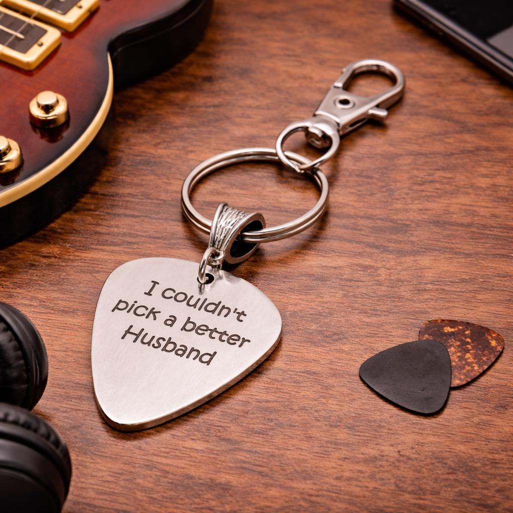 I Couldn't Pick A Better Husband Stainless Steel Engraved Keychain Gift For Husband Anniversary Valentines Gift