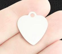 In My Heart Clip On Charm Stainless Steel Heart Charm Gift For Love Remembrance Memorial Purse Zipper Planner Charm