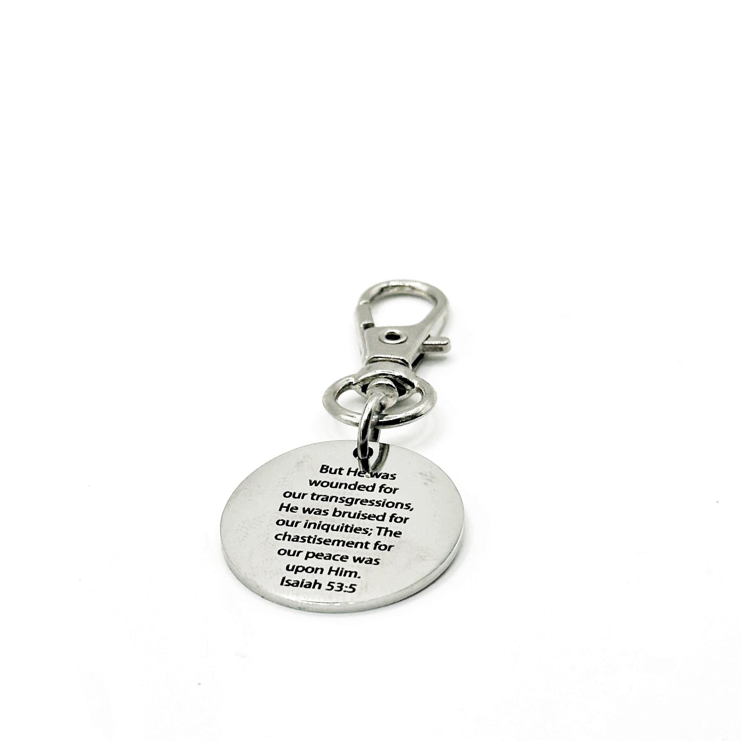 Isaiah 53 5 Clip On Charm Faith Jewelry