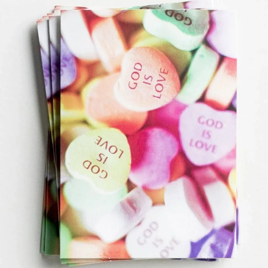 God is Love Valentine's Day Cards 25pk with envelopes