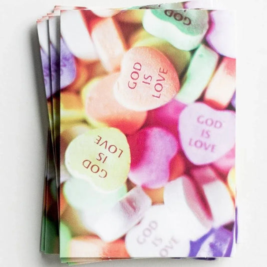 God is Love Valentine's Day Cards 25pk with envelopes