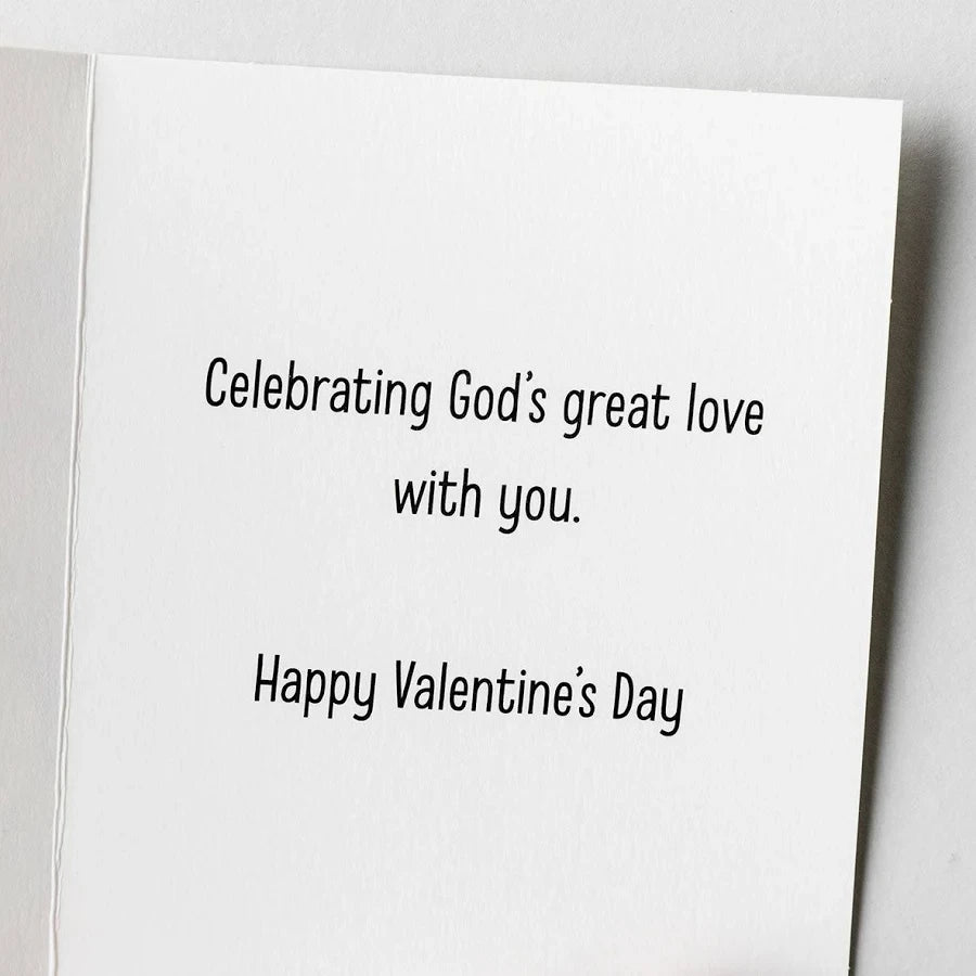 God is Love Valentine's Day Cards 25pk with envelopes